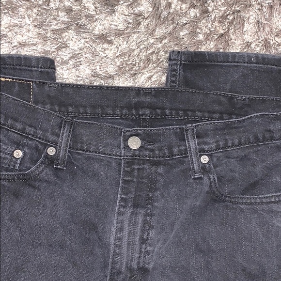 Men’s Levi’s 514 straight jeans black - used - Picture 6 of 9